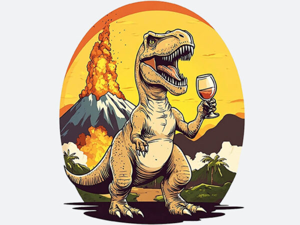 T-shirt T-rex "Vin du jurassic" - Image 3