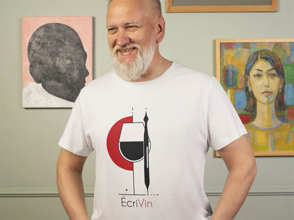 tshirt vin écrivin